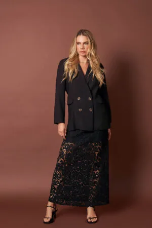 Blazer Gabriela e Saia Penelope PRETO (2)
