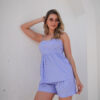 Blusa Gloria e Shorts Rafa AZUL CHAMBRE (5)