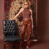 Blusa Safira CAFE TORR e Calça Serena CHOCO (2)
