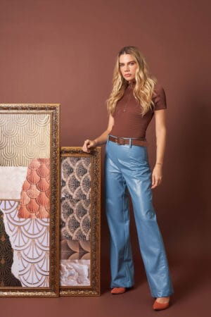 Body Laura CAFE TORR e Calça Serena ASTRAL (2)