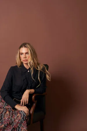 Camisa Bete PRETO e Saia Dulce (3)