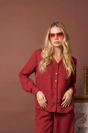 Camisa Doroti e Calça Vanusa CHERRY (3)