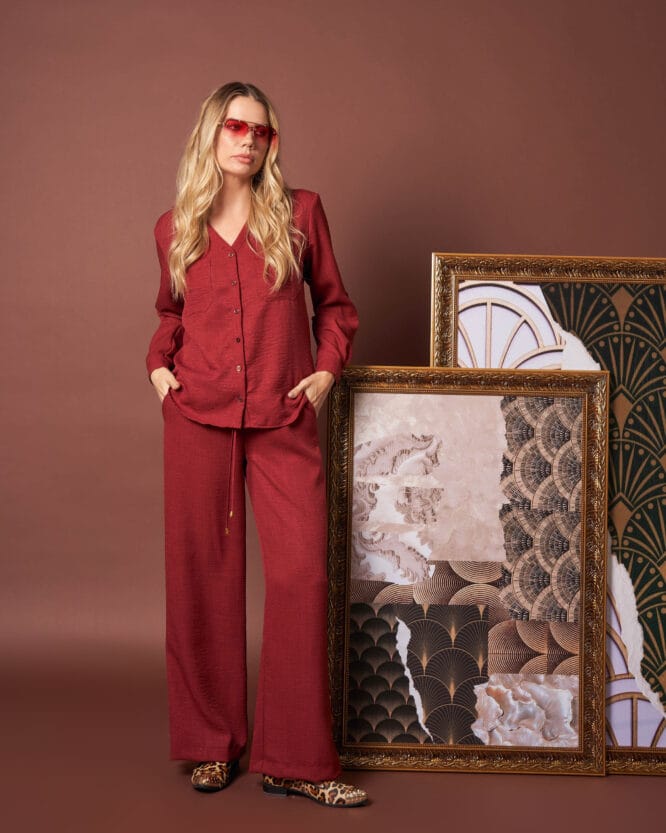 Camisa Doroti e Calça Vanusa CHERRY (4)