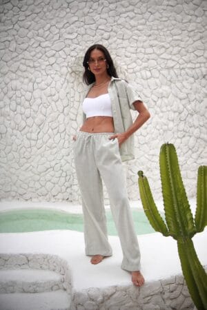 Calça Ana Julia Sálvia