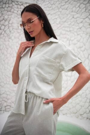 Camisa Ayla Sálvia