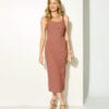 Vestido Milena Mocha Mousse